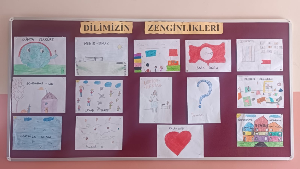 DİLİMİZİN ZENGİNLİKLERİ PROJESİ PANO ÇALIŞMASI